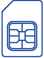 Illustration carte sim pour abonnement à Hasparren